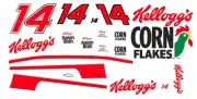 #14 Terry Labonte Kellogg's Chevy 1/64th Scale Nascar Slot Car Decals