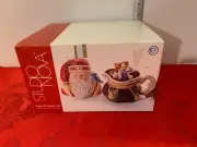 STUDIO NOVA SANTA SUGAR AND CREAMER SET WOODLAND HOLLY JA015/989