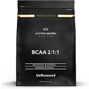 Protein Works | Instantised BCAA Powder | Branched Chain Amino Acid Supplement | 2:1:1 Ratio | Aids Recovery & Muscle Building | Unflavoured | 1 kg