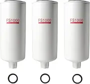 3 Pack FS1000 Fuel Water Separator Filter Fit for Cummins ISM11 C15 C16 C13 ISL9 N14 M11 Diesel Engine, Fit for Fleetguard FS1000 Fits for Kenworth Fits for Peterbilt, OE# BF1259 BF1212 P551000