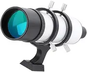 8x50mm Optical Tube with Black Or White Bracket Astronomical Telescope Accessory(Black Bracket)