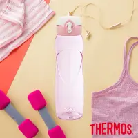 在飛比找Yahoo奇摩購物中心優惠-【THERMOS 膳魔師】彈蓋輕水瓶700ml-粉紅色(TB