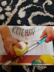 Zester and Grater - Professional Kitchen Zester for Lemon, Chocolate, Cheese