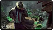 Ultra Pro Magic The Gathering Fallout Mysterious Stranger Black Stitched Playmat