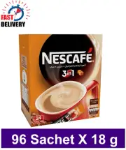 4 X Nescafe Caramel Instant Coffee Mix 3 in 1 Sticks - ( 96 X 18g )