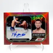 UFC 2023 Panini Select UFC Shavkat Rakhmonov Red Octagon Signatures /99