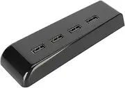 4 Port USB Hub for PS5, USB High Speed Expansion Hub Adapter, USB2.0 Extender Splitter Compatible with Console, PC, Laptop,