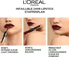 L Oreal Infallible Duo Lipstick Holding 24 Hours 117 Perpetual Brown