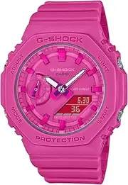 [Casio] G-Shock GMAS2100P-4A S-Series Digital-Analogue Pink Strap Unisex Watch, Pink Dial, 46.2 × 42.9 × 11.2 mm Size