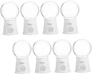 TOKIDNY 8Pcs Candy Dispenser Vending Machine Gumball Machines for Educational for Birthday Parties Creative Play and Hand Eye Coordination Development