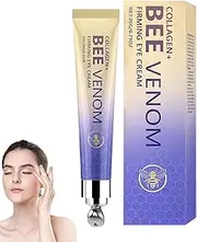 Collagen & Bee Venom Eye Cream Roller, Anti-Aging Treatment, For Dark Circles and Puffy Eyes, Tighten Skin, Eye Bags Remover, Hydrating and Moisturizing, For All Skin Types (1pcs)