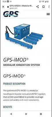 GPS I MOD, Needlepoint bipolar modular ionization System New In Box Never Open
