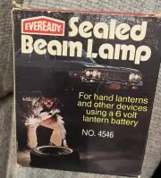 Vintage Eveready Sealed Beam Lamp No. 4546