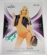 2015 Benchwarmer SPENCER SCOTT Signature #69 Green Foil Autograph/10 PLAYBOY Hot