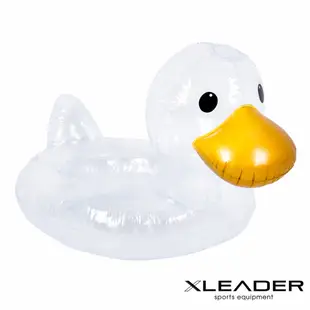 【Leader X】透明鴨鴨充氣含座游泳圈 | 游泳 兒童泳圈(台灣24h出貨)