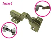 Dia 1.6"/40mm Hydraulic soft close Insert Hinge for Kitchen cabinet storage door