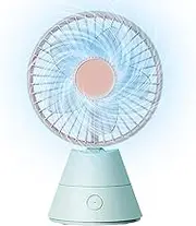 YRTUOP Small Fan for Desk | Usb Charging Compact Portable Fans - Lightweight Multifunctional Hot Weather Must Have for Picnic Table Bedside Camping Living Room