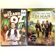 THE WIZARD OF OZ (USED) / TIN MAN (NEW) DVD Adventure Family Fantasy