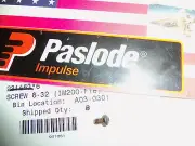 Paslode Part # 901061 Screw 6-32 x 3/16 BH