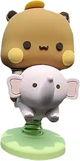 Funny Bobblehead Statues - Cartoon Character Figures, Collectible Wobbling Toy | Resin Hand Painted Desk Display, Bouncing Head Action Decor, Cute Animated Figure for Dashboard Office Home Gift