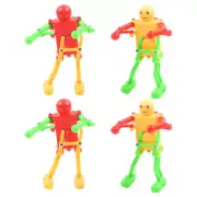 4Pcs Nutcrackers Decorations Clockwork Toy Small Wind Up Toys