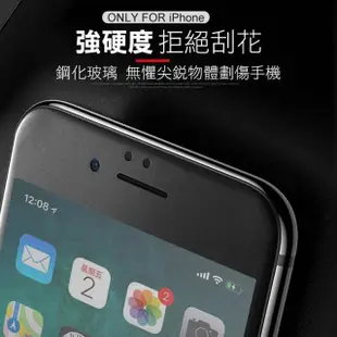iPhone6 6SPlus保護貼手機滿版軟邊霧面玻璃鋼化膜(iPhone6sPLUS保護貼 iPhone6sPLUS鋼化膜)