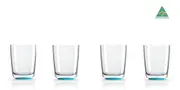 4 x Marc Newson Tritan® Non-slip Forever Unbreakable Highball 425ml - Vivid Blue