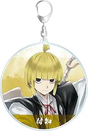 TV Animation Jigoku Raku Tsukechi ANI Art Aqua Label Big Acrylic Key Chain