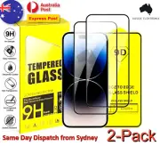 2x Apple iPhone Glass Screen Protector For iPhone 16 15 14 13 Pro Max Plus