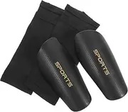 Football Knee Pads Protection Socks Shin Guard Protection Sleeves Football Shin Pad Breathable Calf Socks Knee Protective Tools Shin Sleeves Leg Guard Gears Polyester
