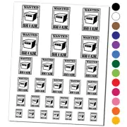 Schrodinger's Cat Wanted Dead and Alive Temporary Tattoo Water Resistant Set