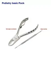 Chiropody instruments Nail Nipper Curved jaws Podiatry Hand & Footcare tools