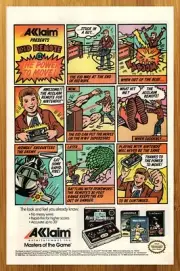 1989 Acclaim Remote Controller Nintendo NES Print Ad/Poster Video Game Promo Art