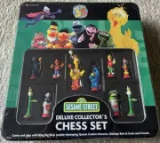 Sesame Street 35 Years Deluxe Collector’s Chess Set•King Big Bird•Brand New Seal