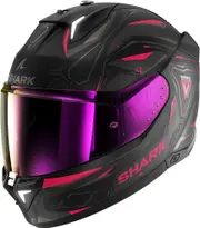 Shark Skwal i3 Linik, full face helmet , color: Matt Black/Violet/Dark Grey , size: M