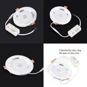 9W Infrared Human Body Induction Downlight LED Downlight AC85—265V Opening 80mm