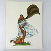 Ada Peacock "Rolling a Cigar" Paraguay Moore-McCormack Cruise Lines Menu Cover