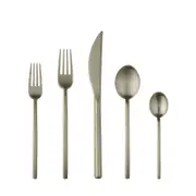 Mepra Due Ice Champagne 20-Piece Flatware Set, Service for 4