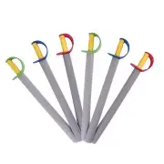 6Pcs Foam Knight Sword Toy Parties Favor for Pretend Play Decoration Parties