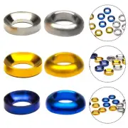 Light Weight Bike Washers M6 MTB Part Replacement Titanium Alloy Bicycle