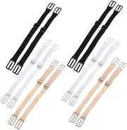 [ROMISBABA] Comfortable Bra Straps 6 Pairs of Elastic Adjustable Bra Straps Grip Sports Bra Extender for Women's Underwear Accessories