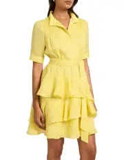 [Marcs] Evie Pintuck Dress in Prost