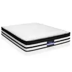 Giselle Bedding DOUBLE Size Bed Mattress Euro Top Pocket Spring Foam 27CM Medium