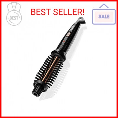 AmoVee Mini Curling Iron, 3/4 Inch Travel Hair Brush Anti-Scald Curling Wand Cer