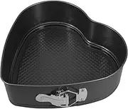Zerodeko Nonstick Heart Lock Design Baking Pan Heart Cake Tin Carbon Steel Baking Mold Oven Safe for Home Commercial Use