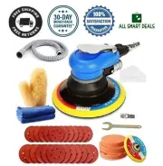 Lijadora Orbital Redonda De Mano Con Almohadilla De Pulido Lijas Calidad TOP