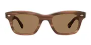 Garrett Leight GROVE SUN SQT/MAG Men's Sunglasses Tortoiseshell Size 48
