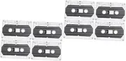 8 Pcs Blank Audio Tape Blank Cassette Tapes Blank Audio Cassette Tape for Recording Recordable Empty Audio Tapes Recordable Audio Cassette Tapes Recordable Empty Cassette Tapes