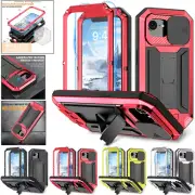 For iPhone 16e 16 Pro Max Plus Heavy Duty Shockproof Full Body Case Screen Cover
