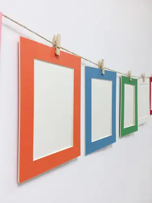 照片牆DIY組合相框懸掛紙6寸7寸8寸10寸照片牆牆釘麻繩夾子 (0.6折)